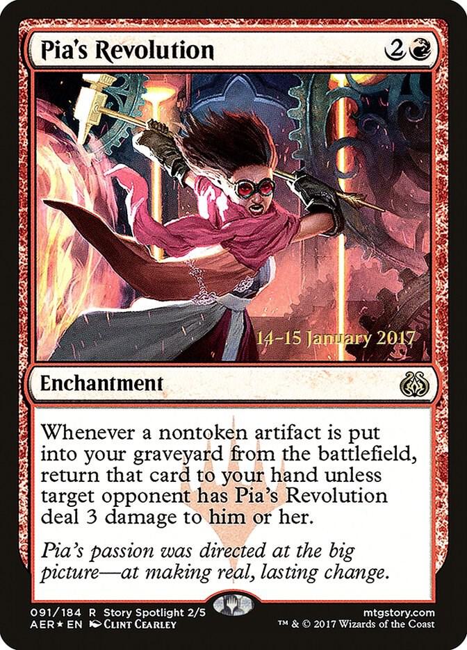 Pia's Revolution 91 card from Prerelease Cards