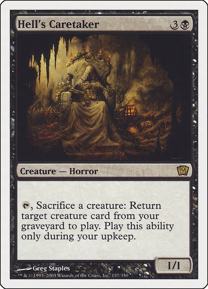 Hell's Caretaker 137 card from 9th Edition