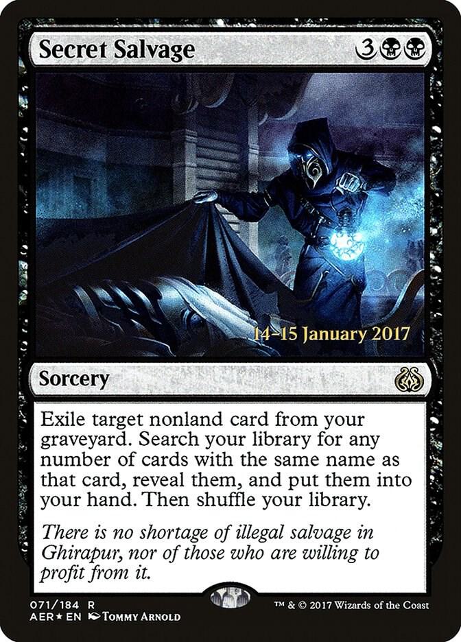 Secret Salvage 71 card from Prerelease Cards