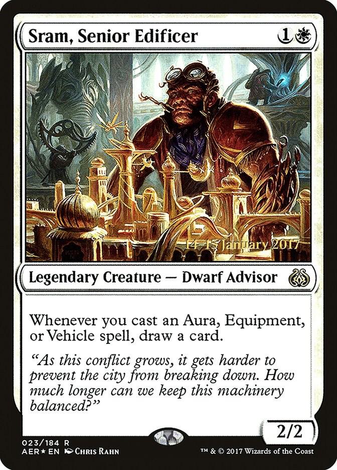 Sram, Senior Edificer 23 card from Prerelease Cards