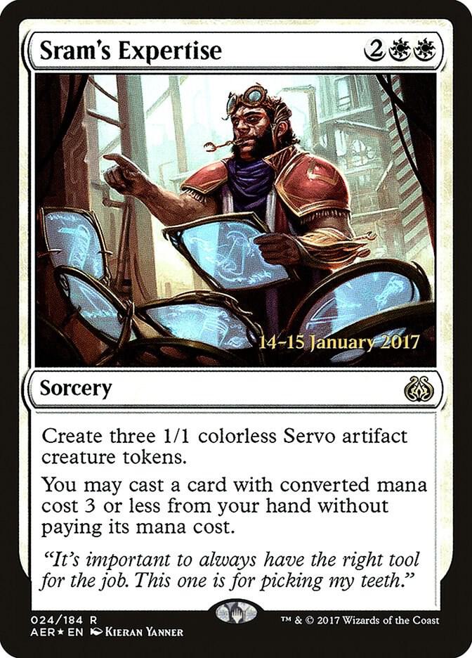 Sram's Expertise 24 card from Prerelease Cards