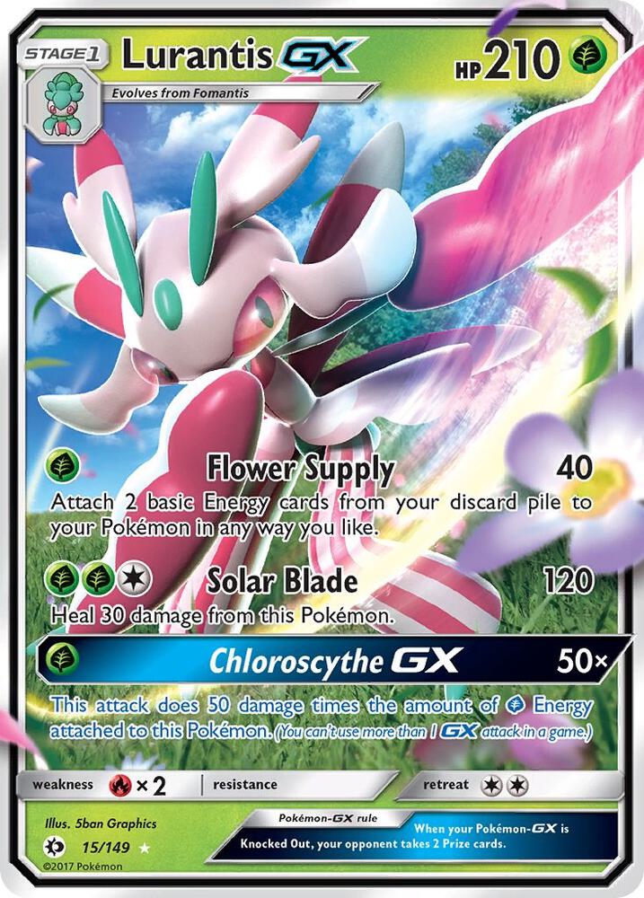 Lurantis GX 15/149 card from SM Base Set
