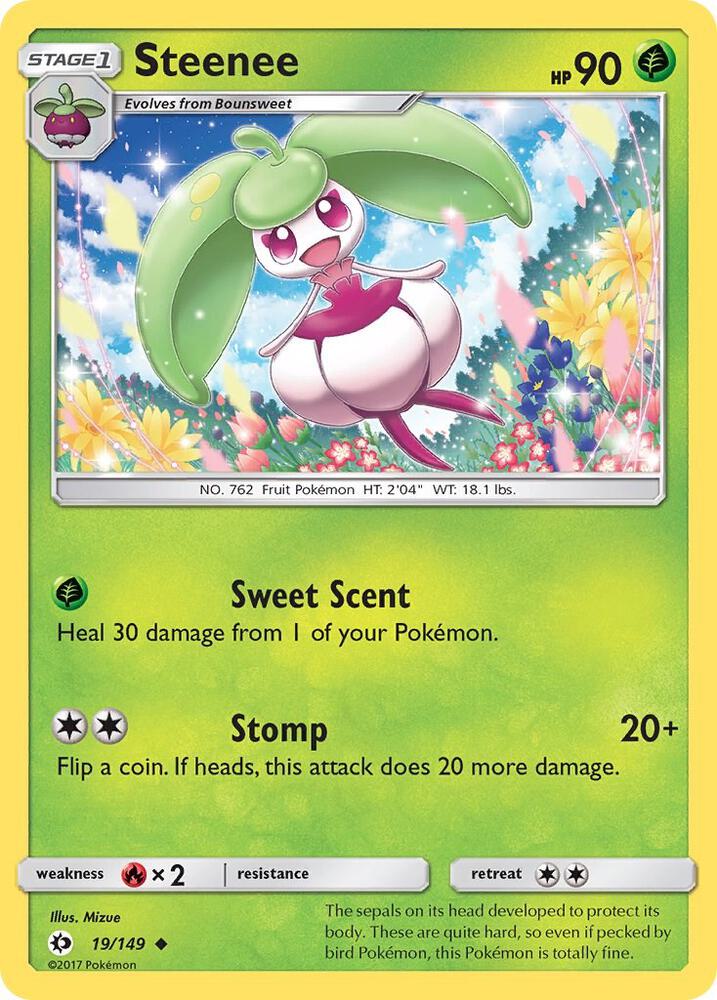 Steenee 19/149 card from SM Base Set