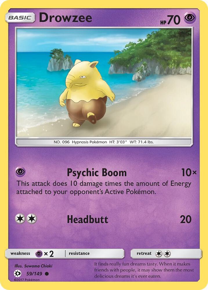 Drowzee 59/149 card from SM Base Set