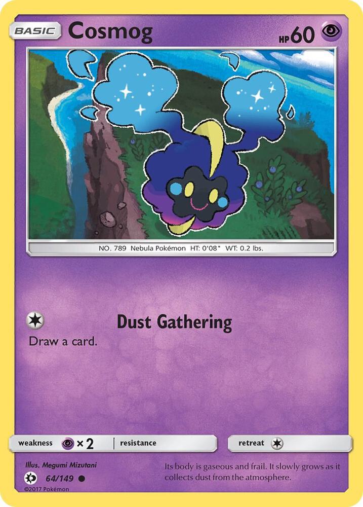 Cosmog 64/149 card from SM Base Set