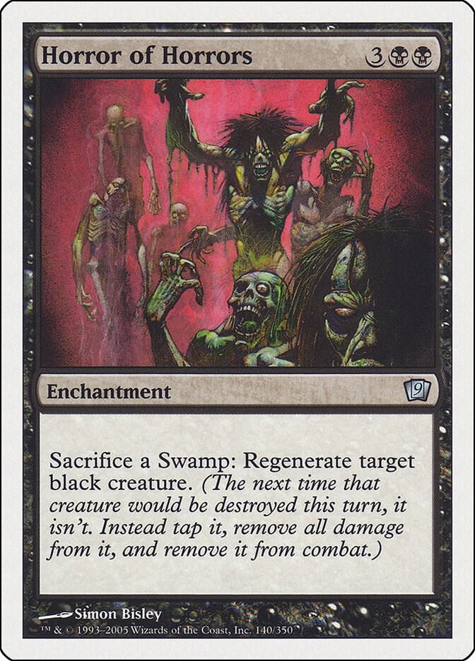 Horror of Horrors 140 card from 9th Edition
