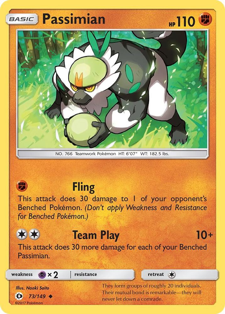 Passimian 73/149 card from SM Base Set