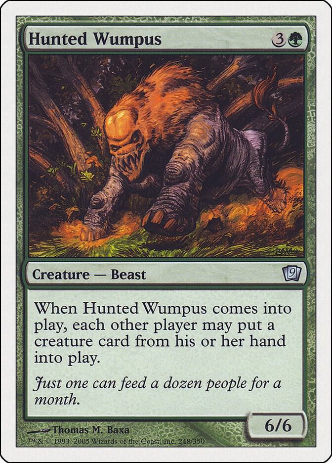 Hunted Wumpus 248 card from 9th Edition