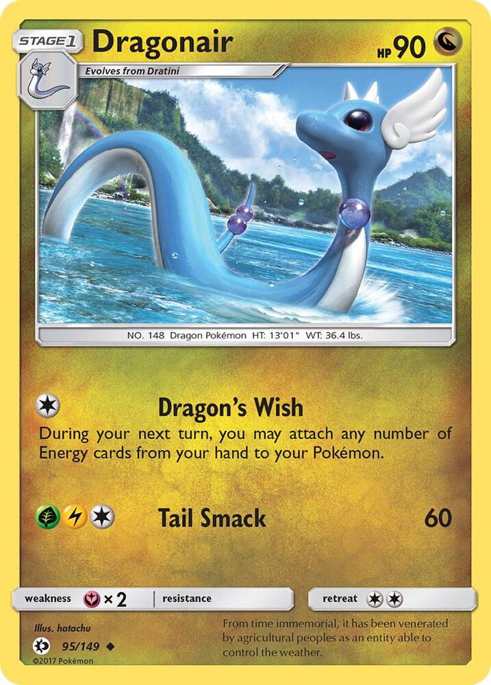 Dragonair 95/149 card from SM Base Set