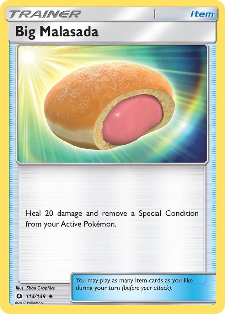 Big Malasada 114/149 card from SM Base Set