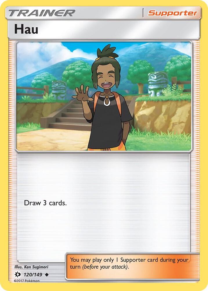 Hau 120/149 card from SM Base Set