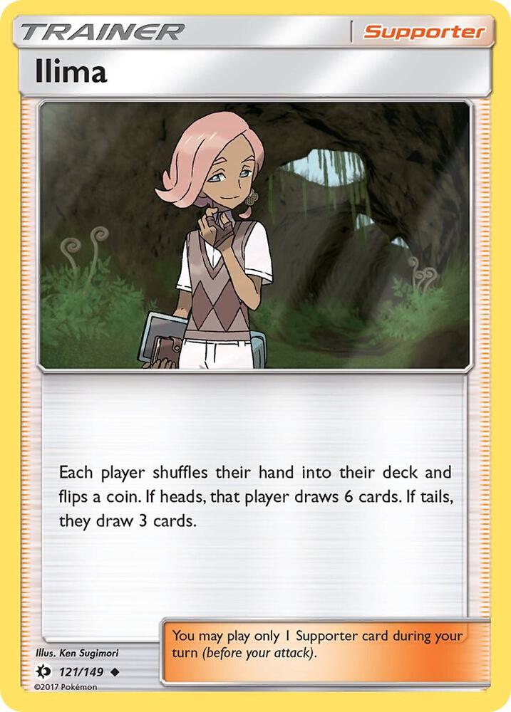 Ilima 121/149 card from SM Base Set