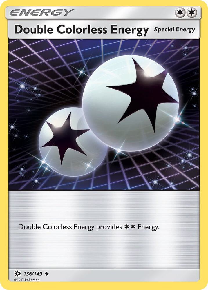 Double Colorless Energy 136/149 card from SM Base Set