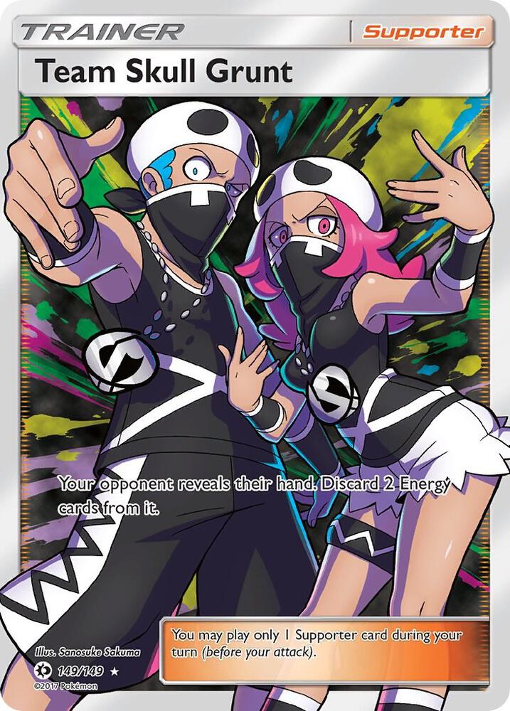 Team Skull Grunt (Full Art) 149/149 card from SM Base Set