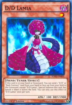 D/D Lamia SDPD-EN005 card from Structure Deck: Pendulum Domination