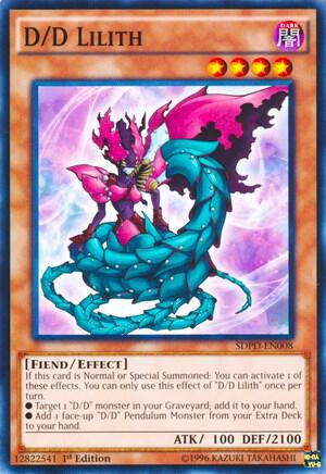 D/D Lilith SDPD-EN008 card from Structure Deck: Pendulum Domination