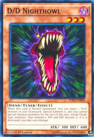D/D Nighthowl SDPD-EN009 card from Structure Deck: Pendulum Domination