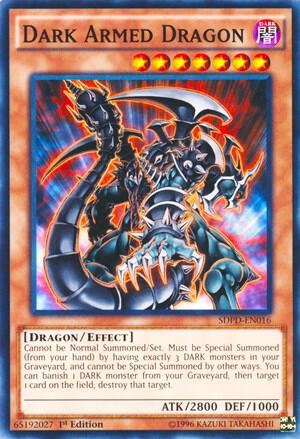 Dark Armed Dragon SDPD-EN016 card from Structure Deck: Pendulum Domination
