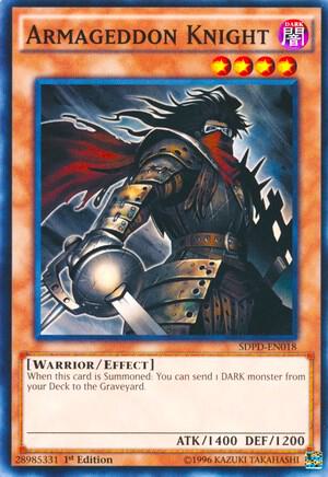 Armageddon Knight SDPD-EN018 card from Structure Deck: Pendulum Domination