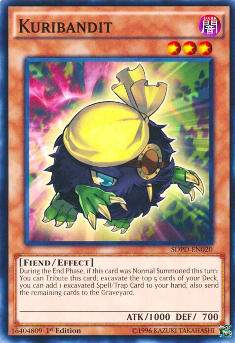 Kuribandit SDPD-EN020 card from Structure Deck: Pendulum Domination