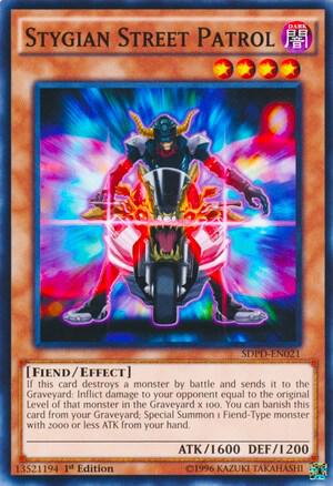 Stygian Street Patrol SDPD-EN021 card from Structure Deck: Pendulum Domination