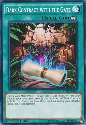 Dark Contract with the Gate SDPD-EN024 card from Structure Deck: Pendulum Domination