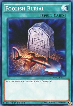 Foolish Burial SDPD-EN027 card from Structure Deck: Pendulum Domination