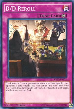 D/D Reroll SDPD-EN032 card from Structure Deck: Pendulum Domination