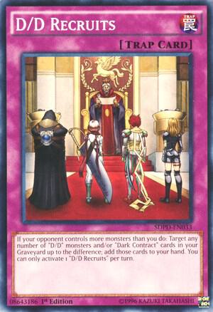 D/D Recruits SDPD-EN033 card from Structure Deck: Pendulum Domination