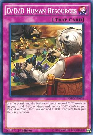 D/D/D Human Resources SDPD-EN034 card from Structure Deck: Pendulum Domination