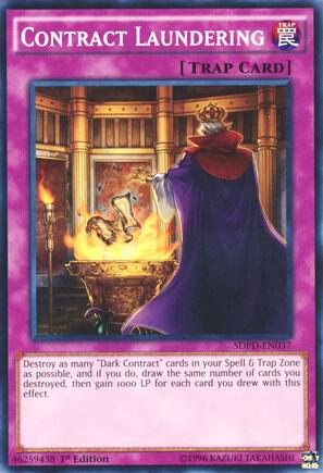 Contract Laundering SDPD-EN037 card from Structure Deck: Pendulum Domination