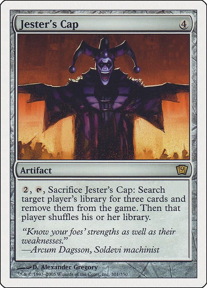 Jester's Cap 301 card from 9th Edition