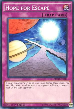 Hope for Escape SDPD-EN040 card from Structure Deck: Pendulum Domination