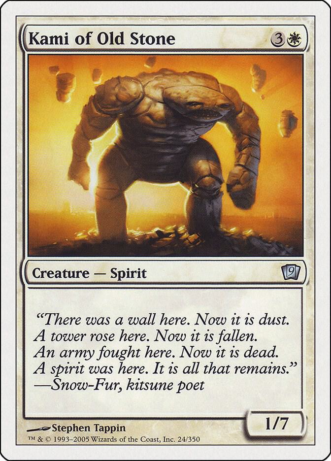 Kami of Old Stone 24 card from 9th Edition
