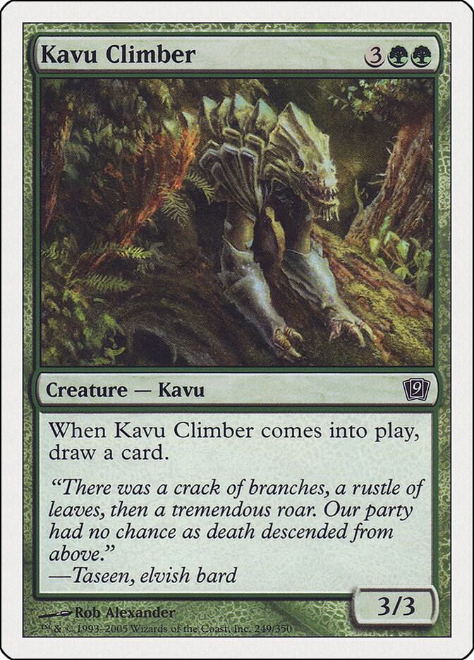 Kavu Climber 249 card from 9th Edition