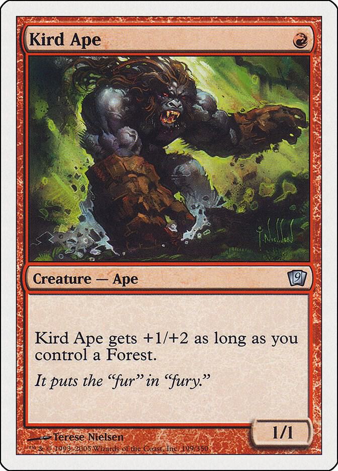 Kird Ape 199 card from 9th Edition