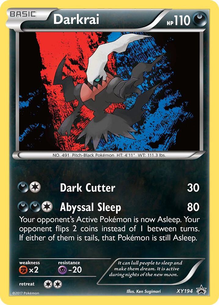 Darkrai XY194 card from XY Promos