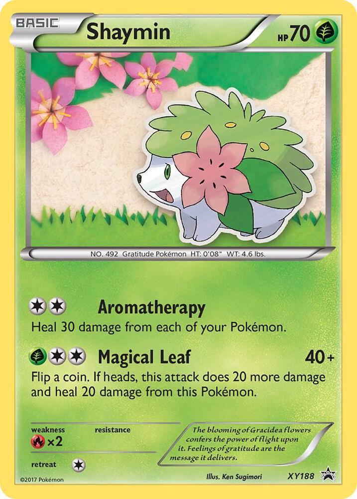 Shaymin XY188 card from XY Promos
