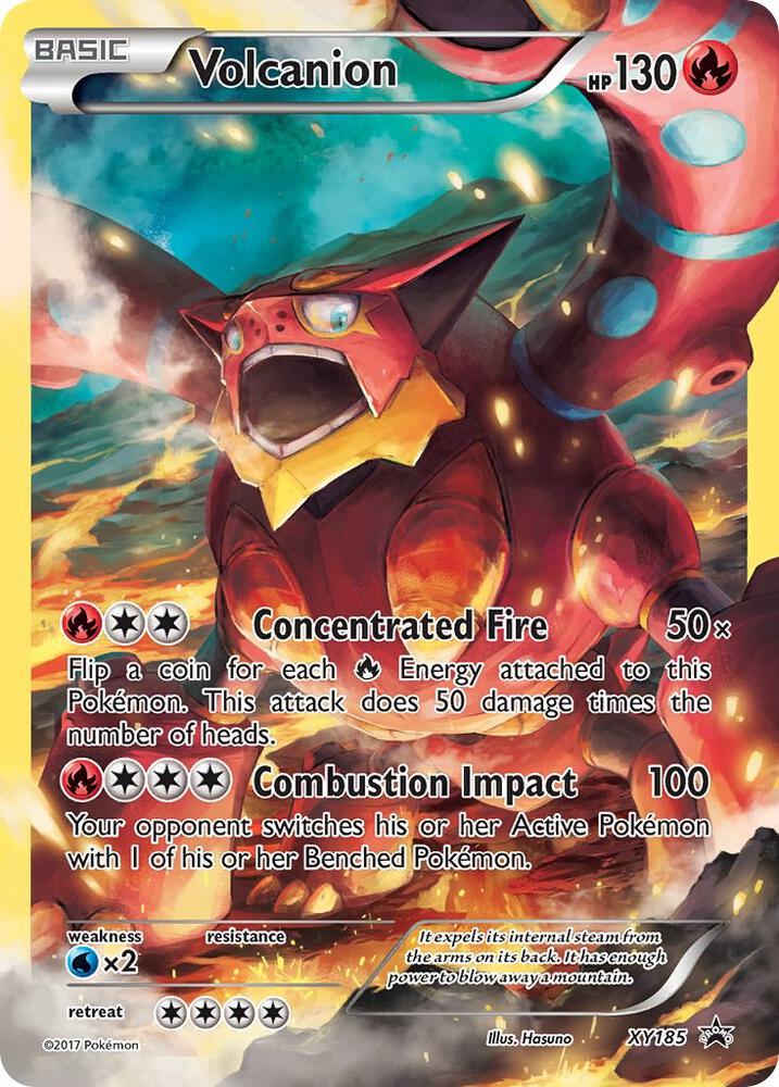 Volcanion XY185 card from XY Promos
