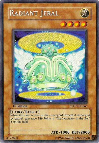 Radiant Jeral STON-EN066 card from Strike of Neos