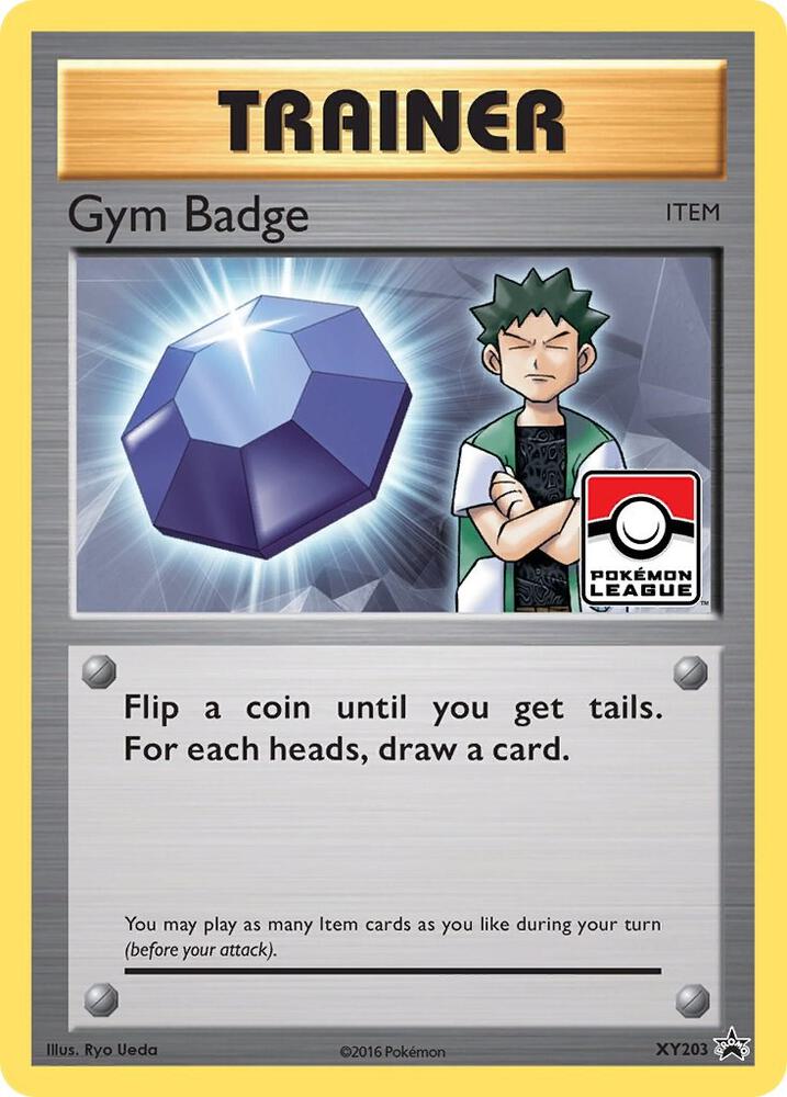 Gym Badge (Brock) XY203 card from XY Promos