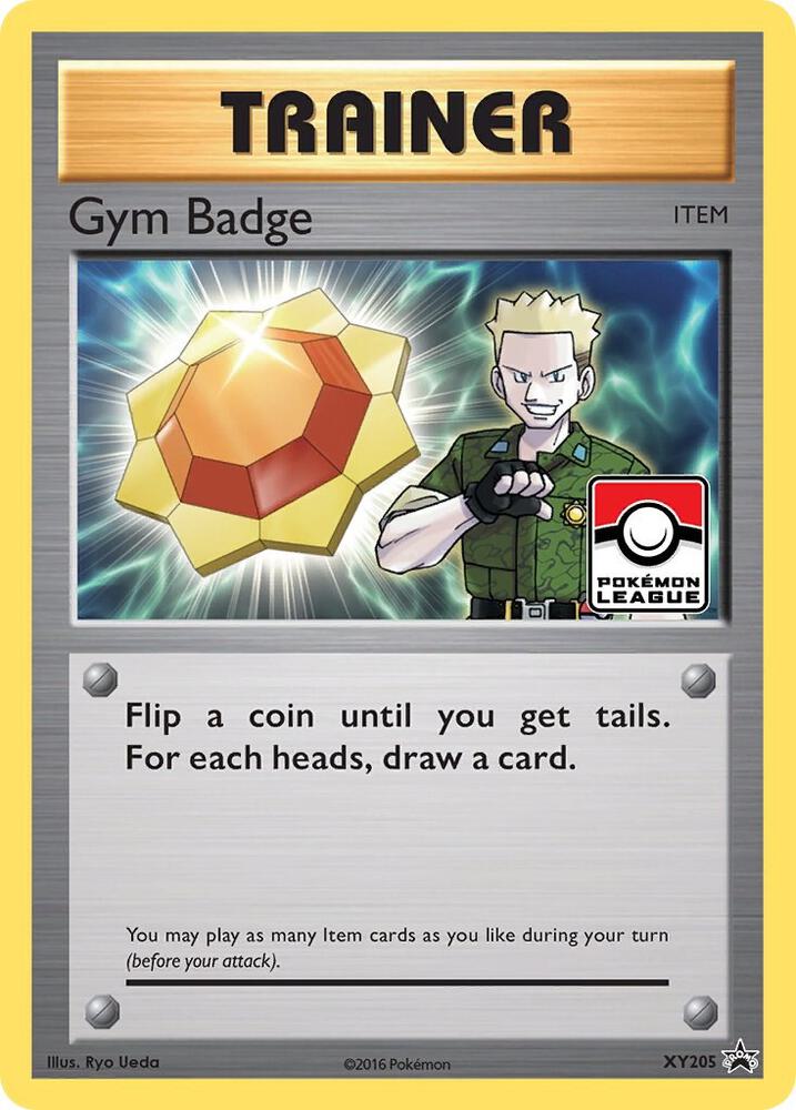 Gym Badge (Lt. Surge) XY205 card from XY Promos