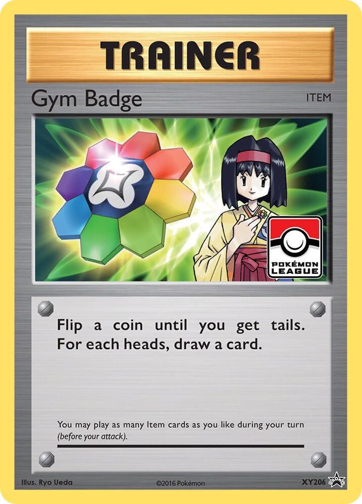 Gym Badge (Erika) XY206 card from XY Promos