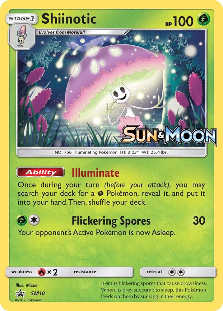 Shiinotic (Prerelease) SM10 card from SM Promos
