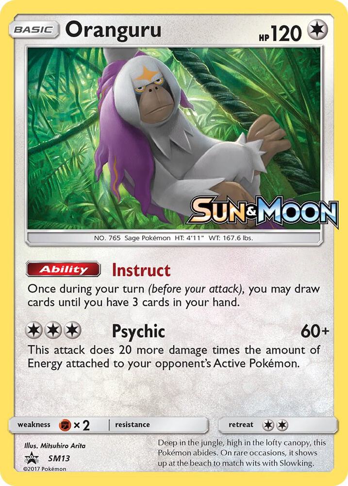 Oranguru (Prerelease) SM13 card from SM Promos