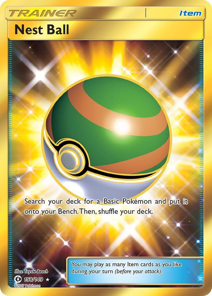 Nest Ball (Secret) 158/149 card from SM Base Set