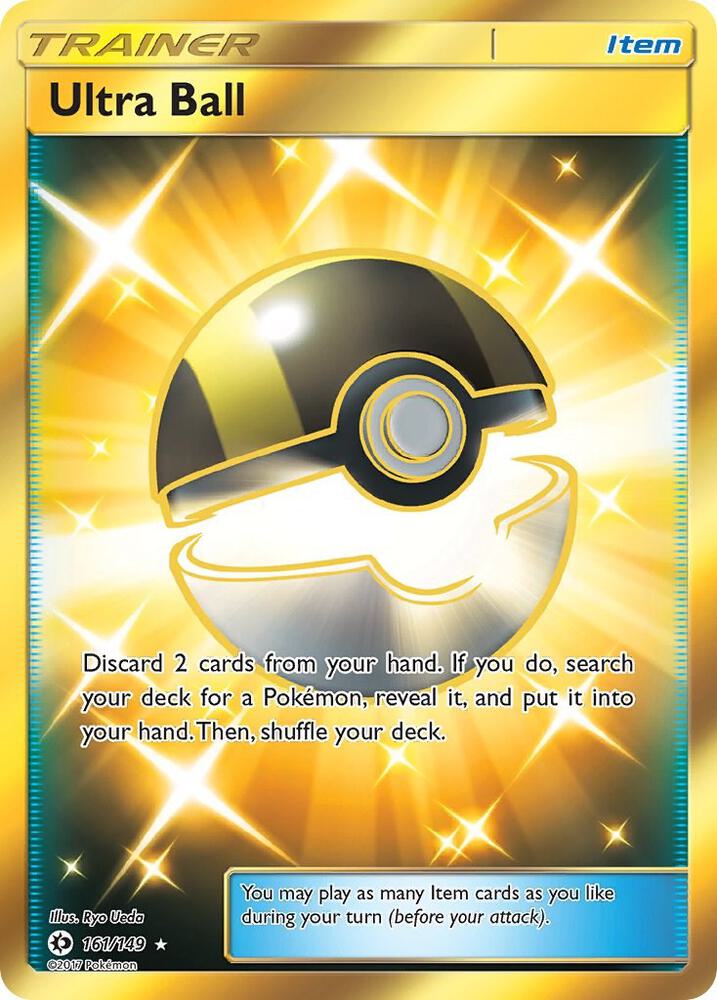 Ultra Ball (Secret) 161/149 card from SM Base Set