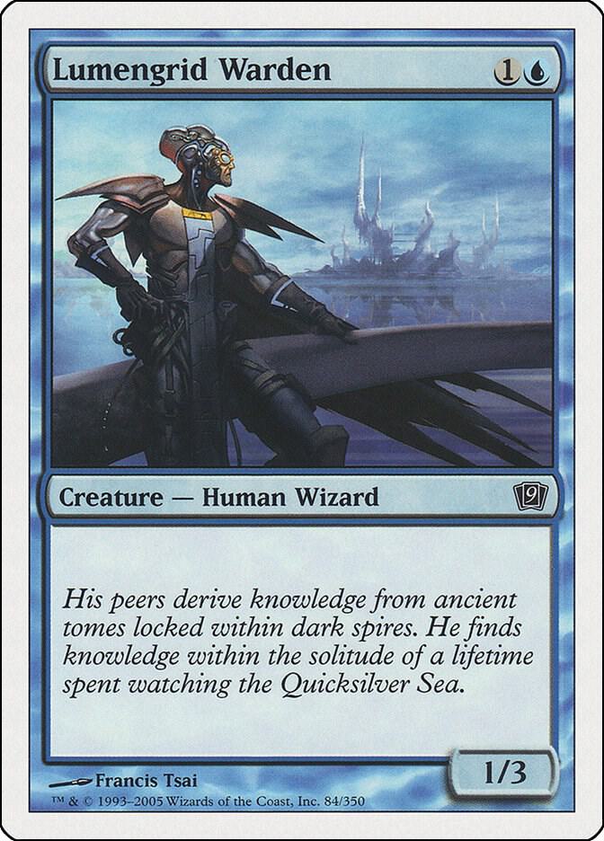 Lumengrid Warden 84 card from 9th Edition