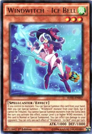 Windwitch - Ice Bell RATE-EN007 card from Raging Tempest