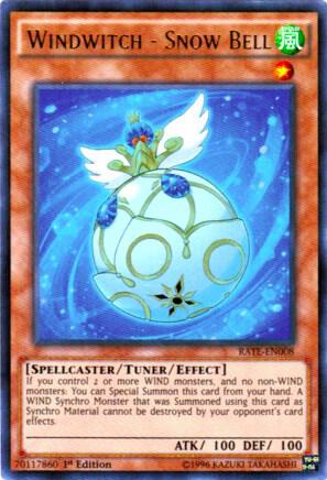Windwitch - Snow Bell RATE-EN008 card from Raging Tempest